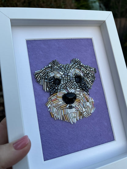 Personalised Embroidered Pet Portrait (CURRENTLY 38 WEEKS PROCESSING TIME DUE TO DEMAND)