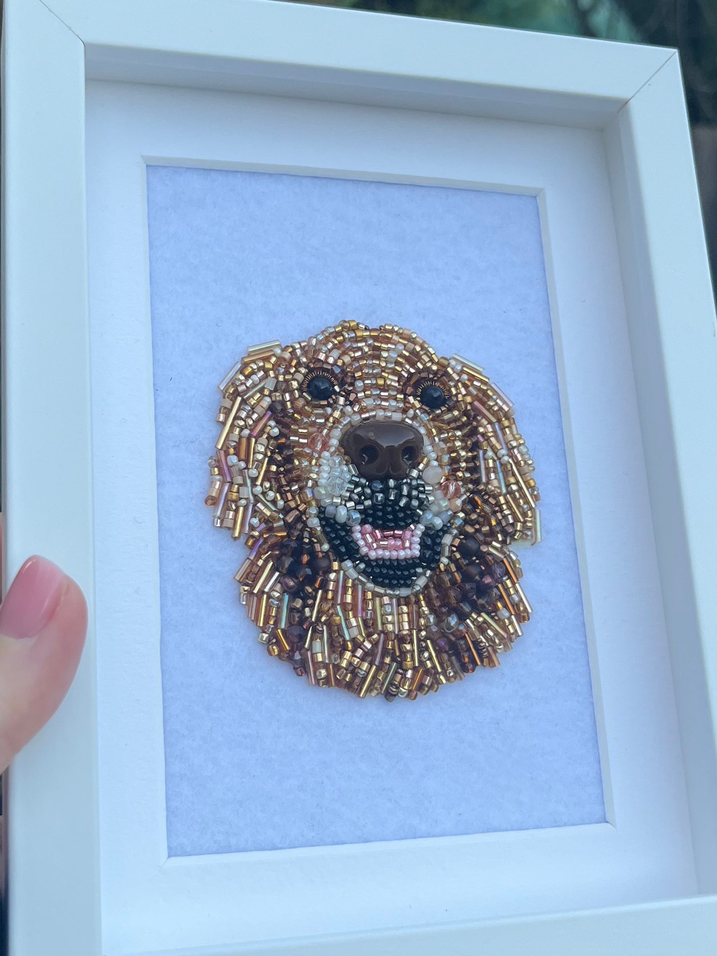 Personalised Embroidered Pet Portrait (CURRENTLY 38 WEEKS PROCESSING TIME DUE TO DEMAND)