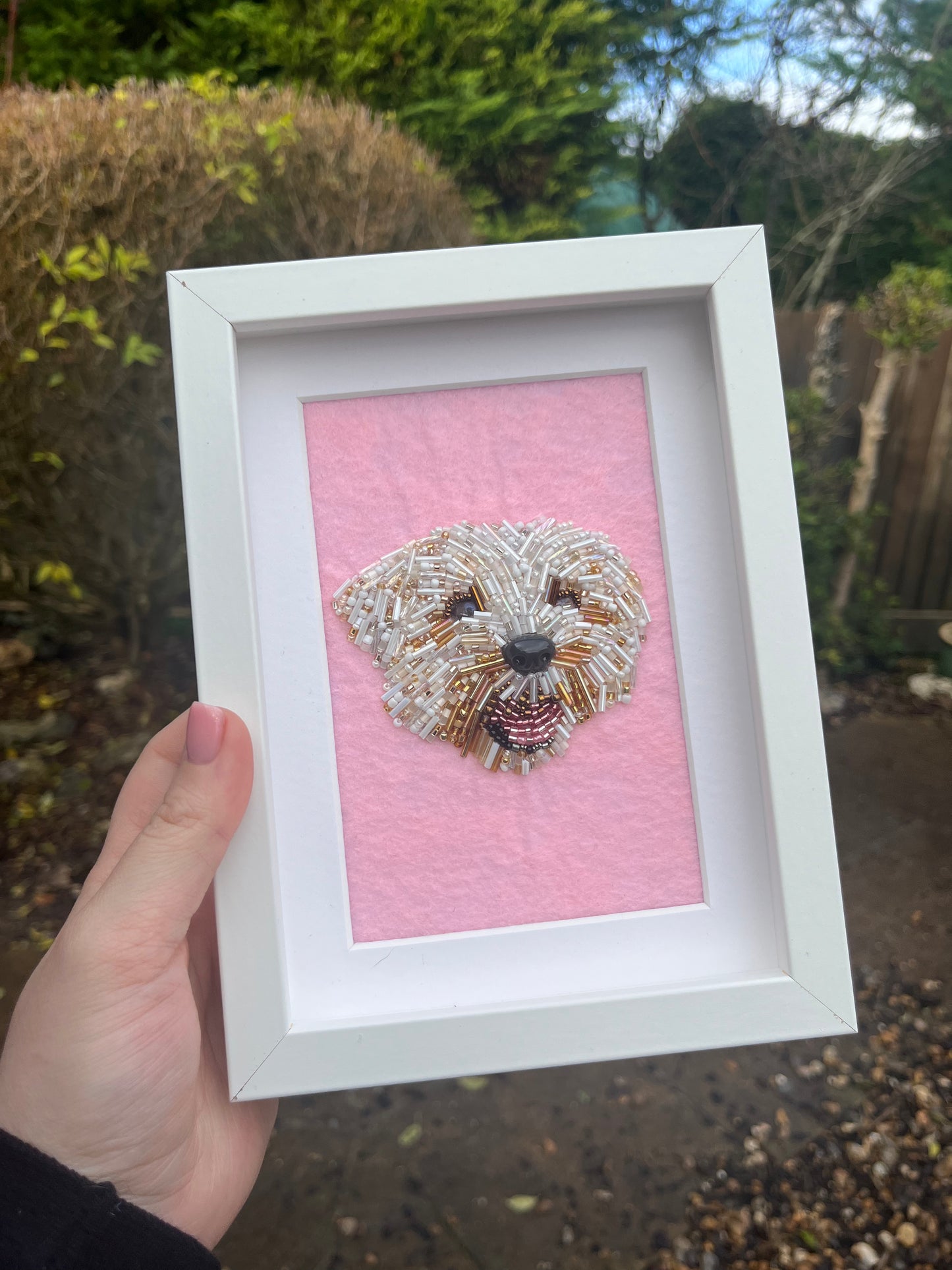 Personalised Embroidered Pet Portrait (CURRENTLY 38 WEEKS PROCESSING TIME DUE TO DEMAND)