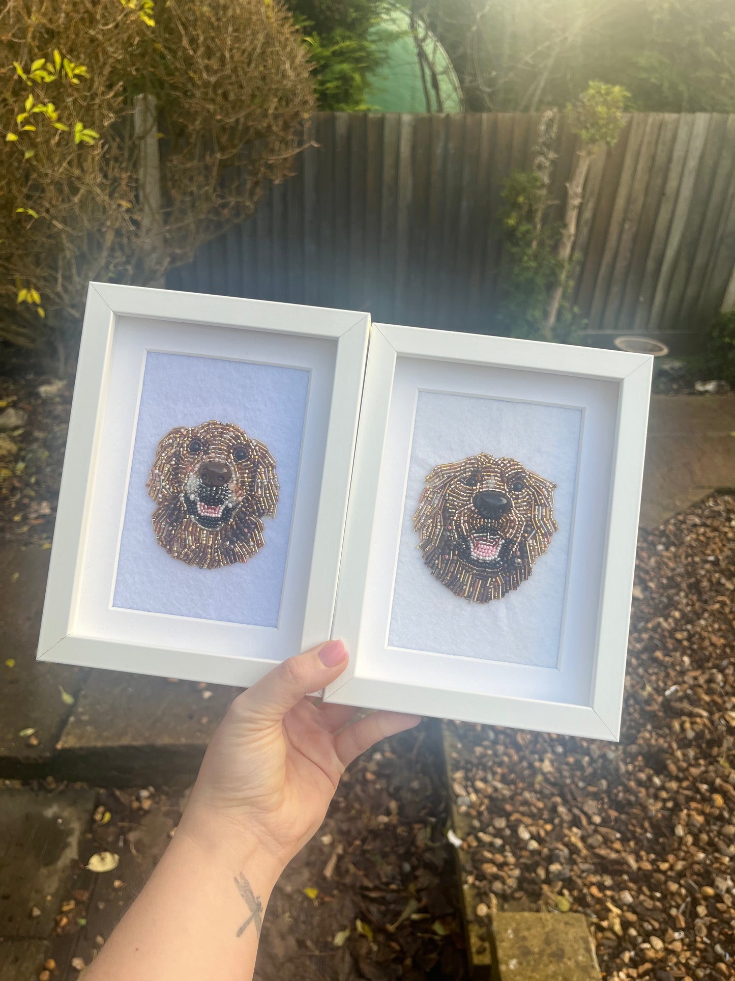 Personalised Embroidered Pet Portrait (CURRENTLY 38 WEEKS PROCESSING TIME DUE TO DEMAND)