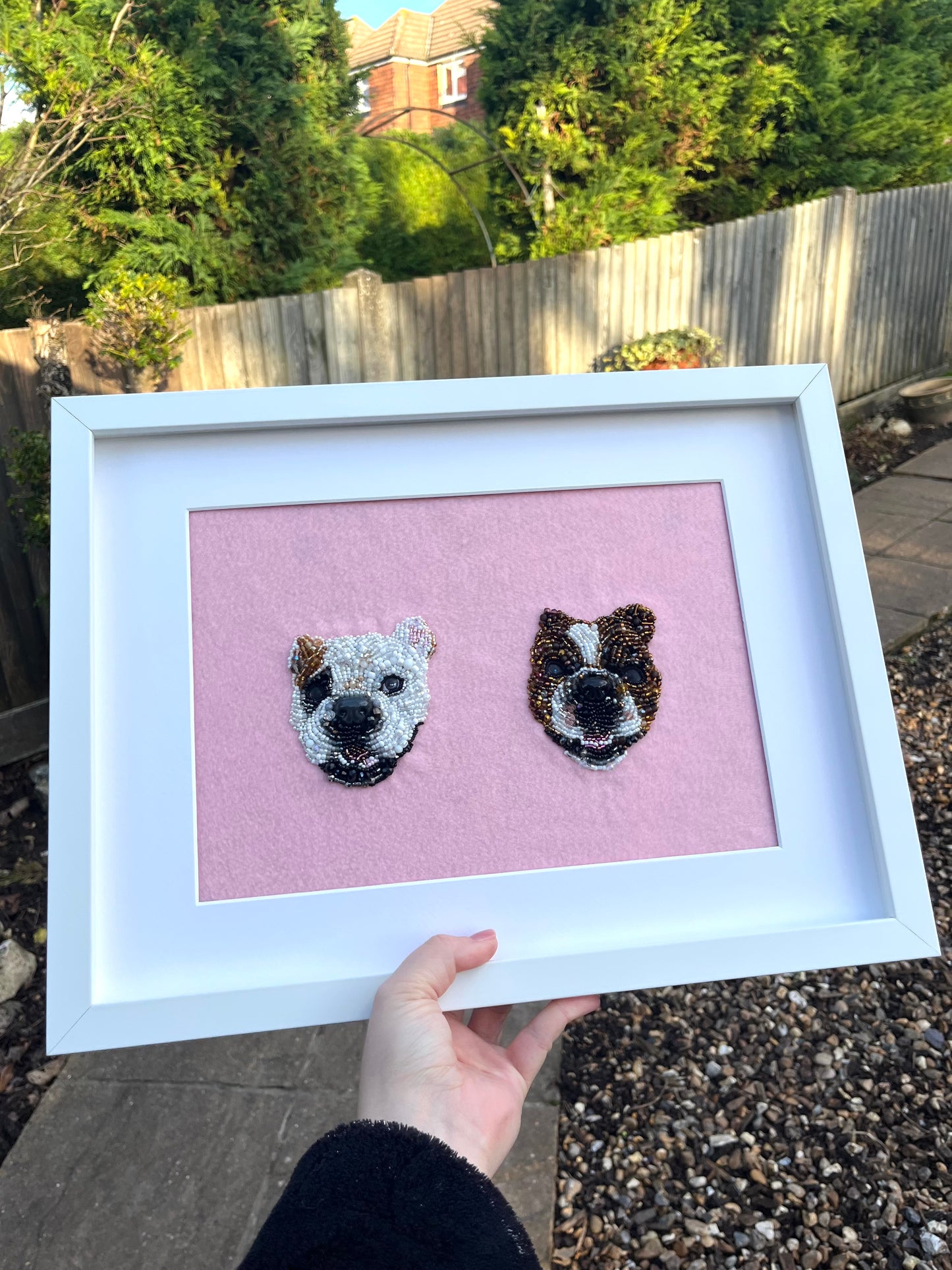 Personalised Embroidered Pet Portrait (CURRENTLY 38 WEEKS PROCESSING TIME DUE TO DEMAND)