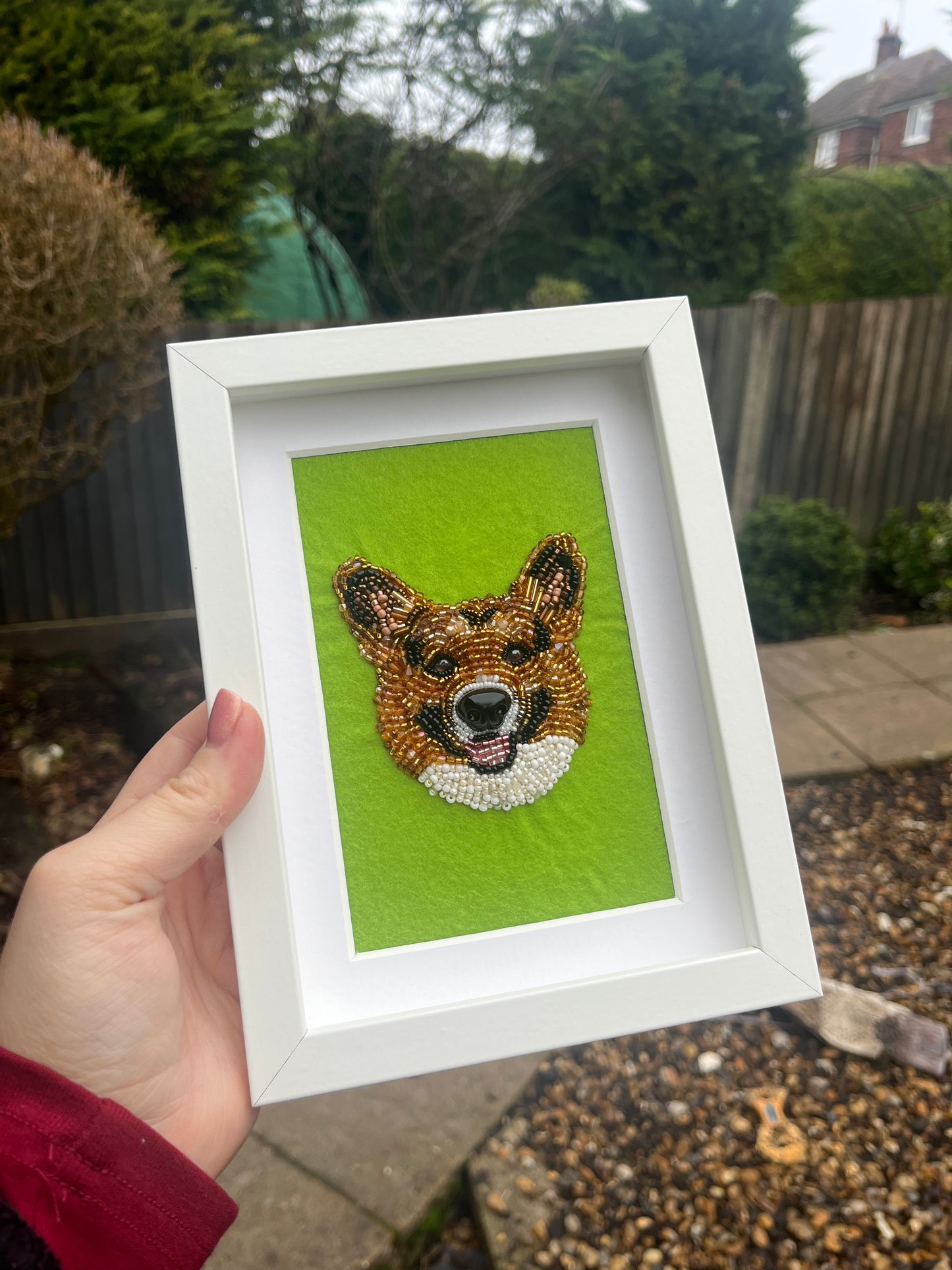 Personalised Embroidered Pet Portrait (CURRENTLY 38 WEEKS PROCESSING TIME DUE TO DEMAND)