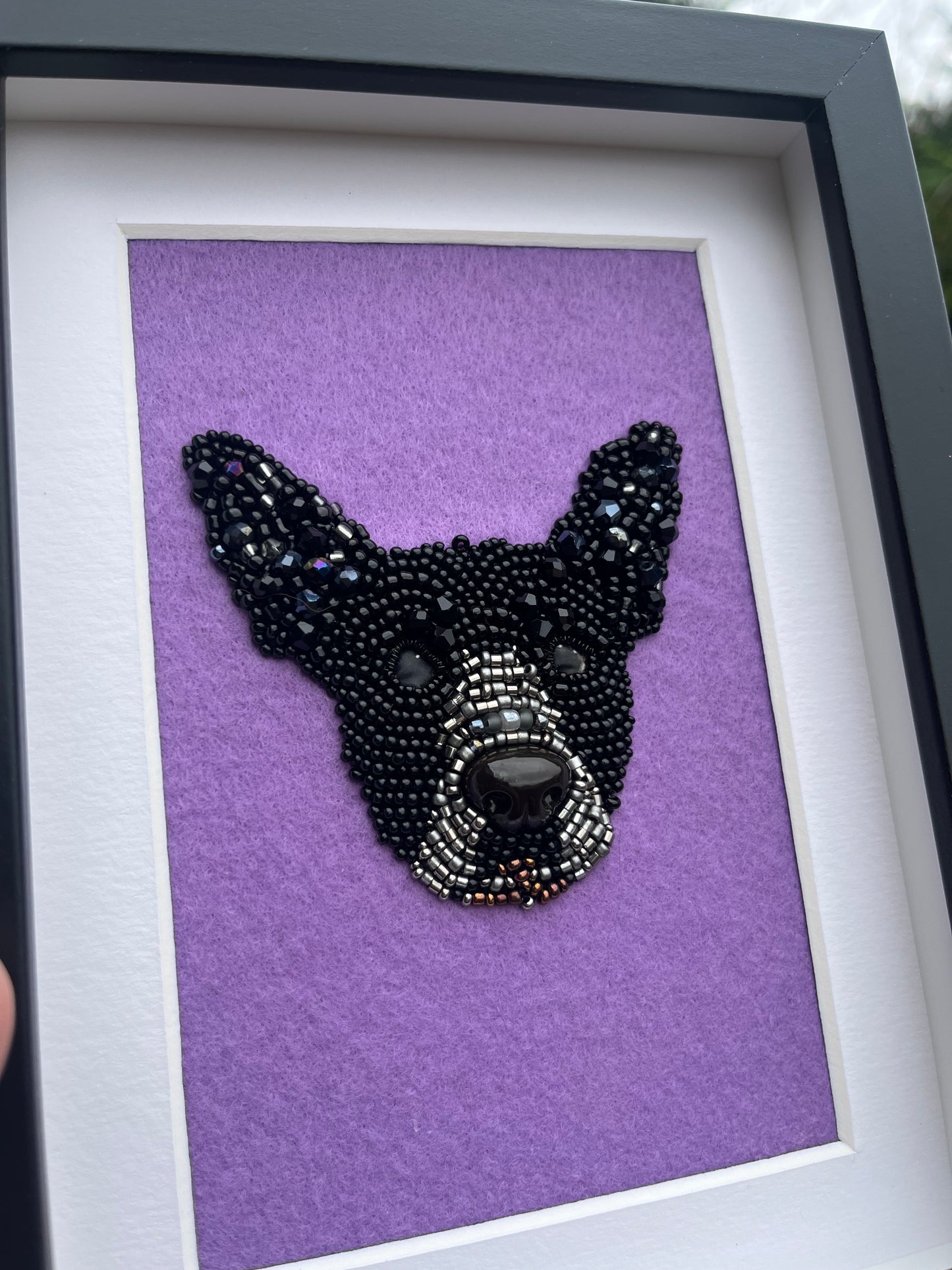 Personalised Embroidered Pet Portrait (CURRENTLY 38 WEEKS PROCESSING TIME DUE TO DEMAND)