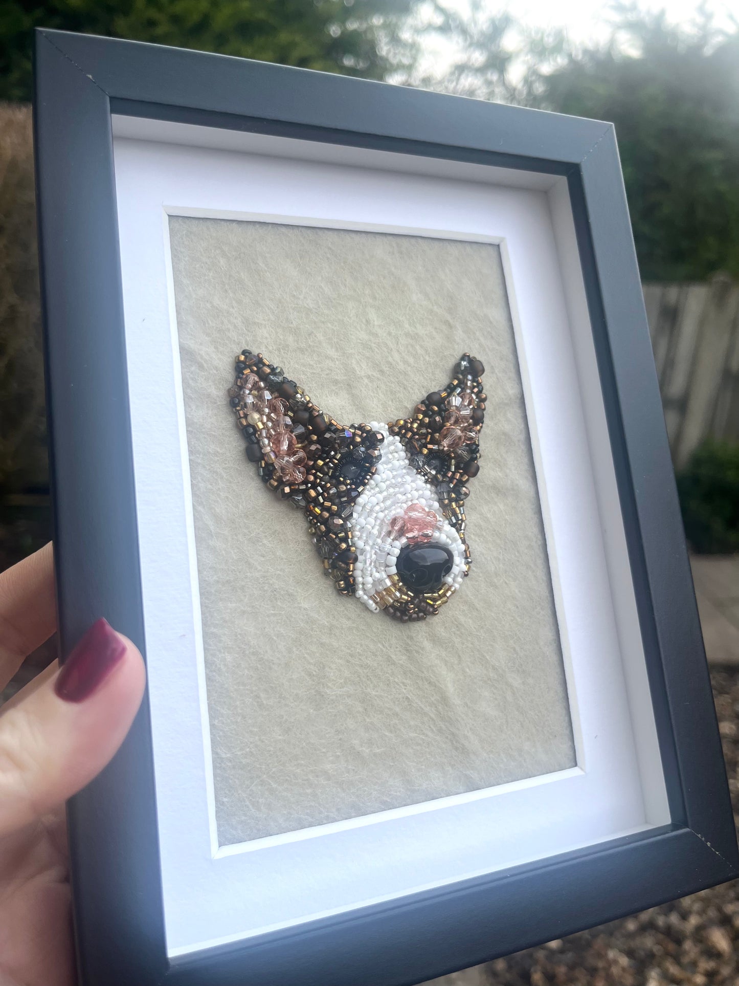 Personalised Embroidered Pet Portrait (CURRENTLY 38 WEEKS PROCESSING TIME DUE TO DEMAND)